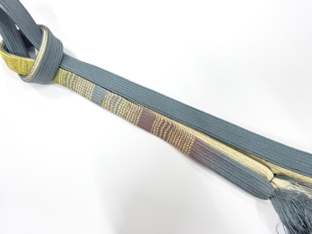 正絹　手組帯締め